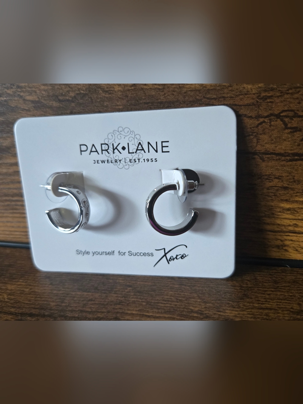 Park Lane Silver Chunky C-Hoop Earrings